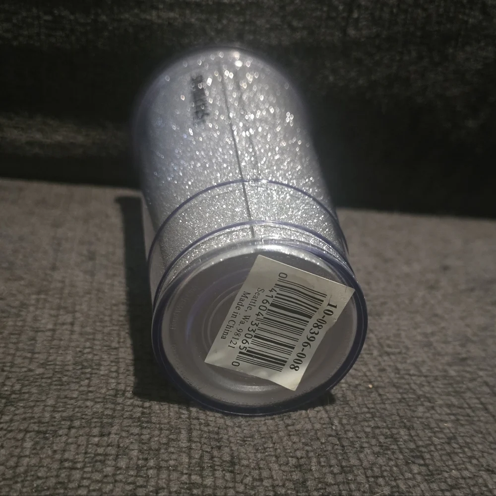 Starbucks sparkling silver